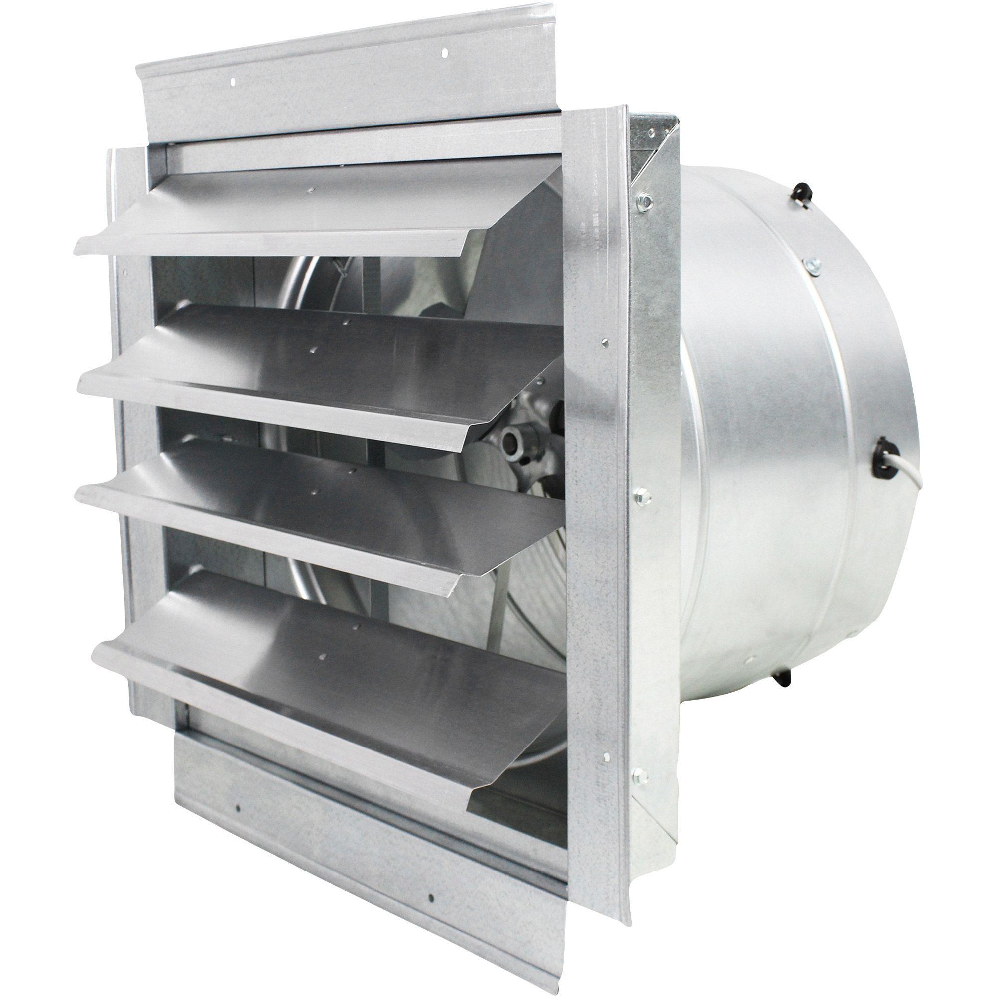 MaxxAir Ventamatic Exhaust Fan with Integrated Shutters, 1,400 CFM, 14in. Dia., Model# IF14UPS